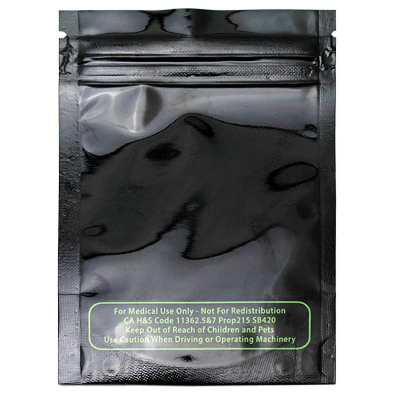 1 Gram Size Mylar Bag with clear front Pack of 50