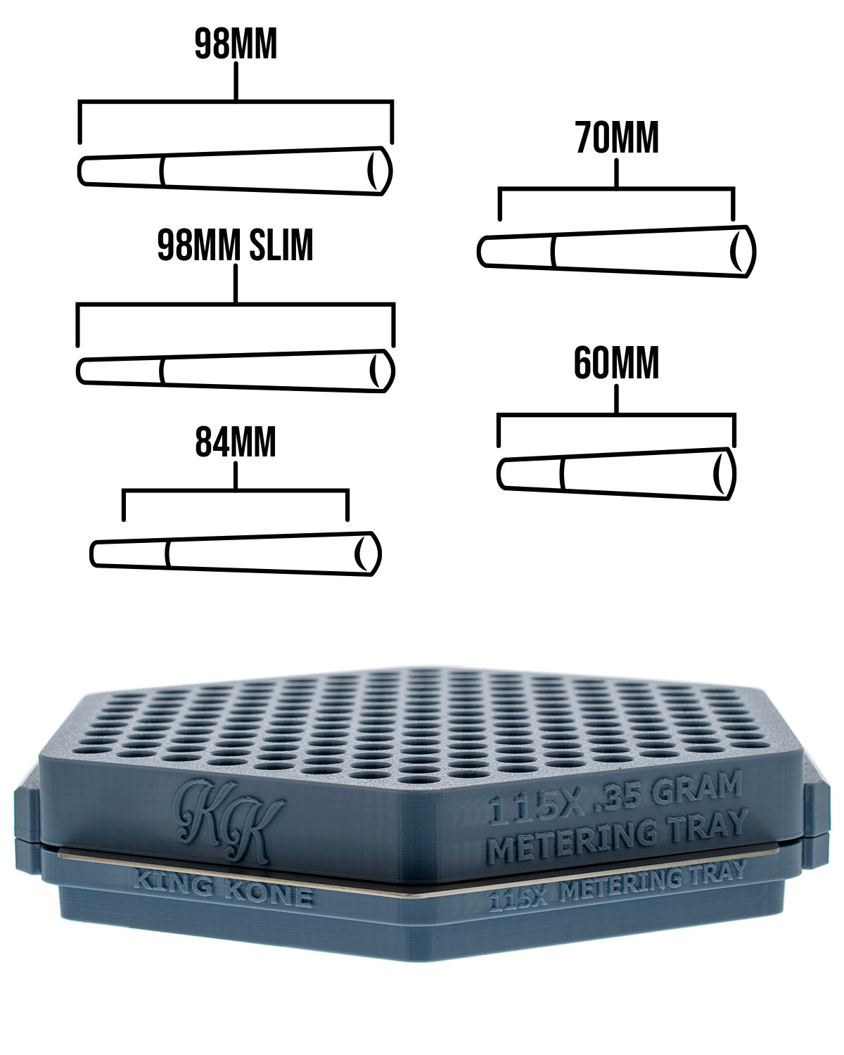 115 Tube Metering Tray .35g