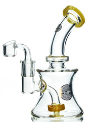 Showerhead Dab Rig by Bougie Glass