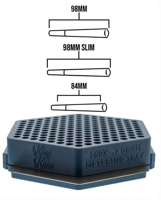 169 Cone Metering Tray .7g