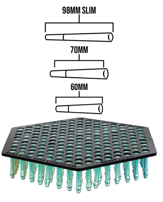 169 Slim Cone Packing Fingers - 98mm, 60mm, 70mm