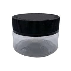 2Oz Plastic Jar With Black Child Proof Lid (20 pcs)