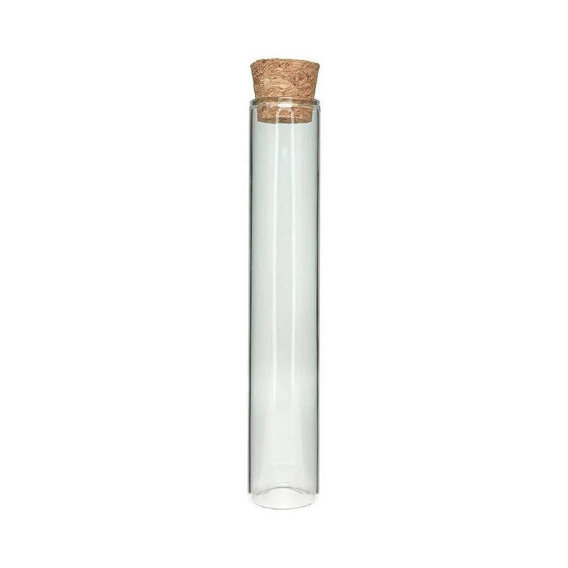 120mm Glass Tube With Cork Top (200 pcs)