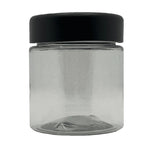 4Oz Plastic Jar With Child Proof Black Lid (20 pcs)