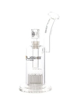 Bougie Glass - 24 Arm Tree Hollow Base Bubbler (10")