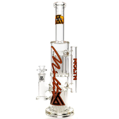 Moltn Glass - Sixty Five - Double Tree Perc - Orange Signature Label