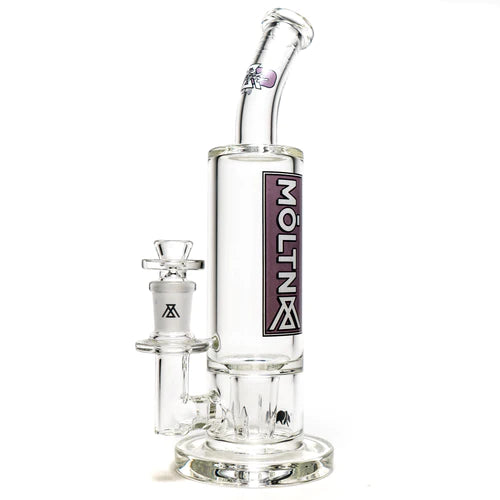 Moltn Glass - Fifty Bubbler - Tall - GÿZR Perc - Purple Box Label