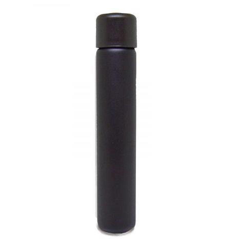 120mm Matte Black Glass J-Tube (22mm Dia) with Black Child Resistant Cap
