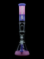 ROOR® Tech Fixed 18" 50x5 Beaker Barrel Perc Purple & Pink