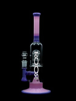 ROOR® Tech Fixed 14” Stemless Bubbler Purple & Pink