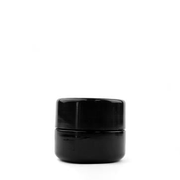 5mL Black UV Glass Child Resistant Jar Container