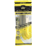 King Palm - Banana Cream - 2 Mini Rolls - 1g - 20pk Display