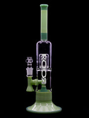 ROOR® Tech Fixed 14" 50x5 Barrel Bubbler Milky & Mint