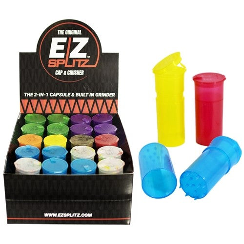 EZ SPLITZ CAP AND CRUSHER 20PK - POPTOP GRINDER