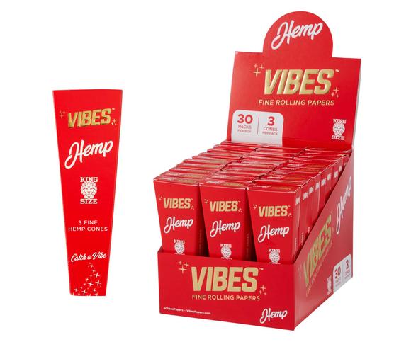 Vibes Hemp King Size Cones