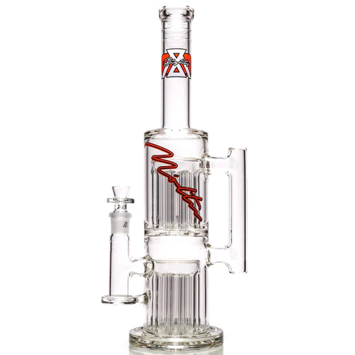 Moltn Glass - Eighty - Double Tree Perc - Red Sig.