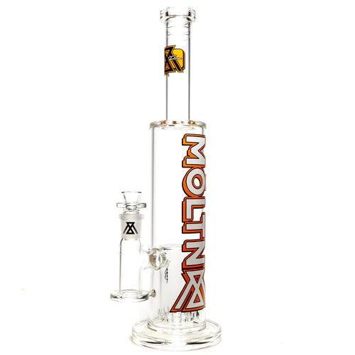 Moltn Glass - Sixty Five - Tall - Can Perc - Orange & White Shadow Label