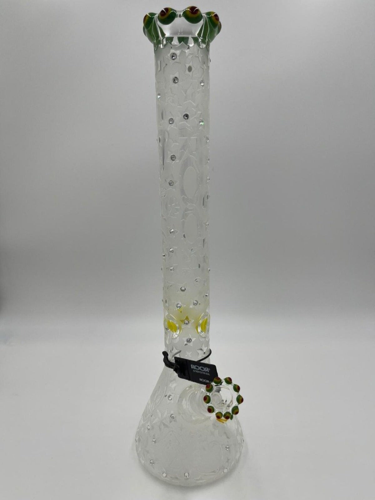 ROOR 18 inch 50x 9 Beaker Triple Color Crown with matching Bowl and Swarovski upgrade