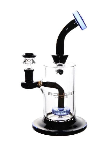 Bougie Glass - Dichro Marble Showerhead Rig (9")