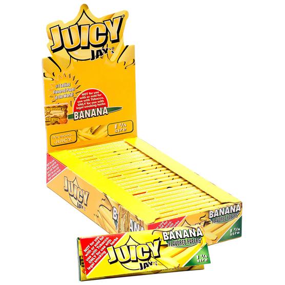Juicy Jay's 1 1/4" Size Rolling Paper Banana Flavor