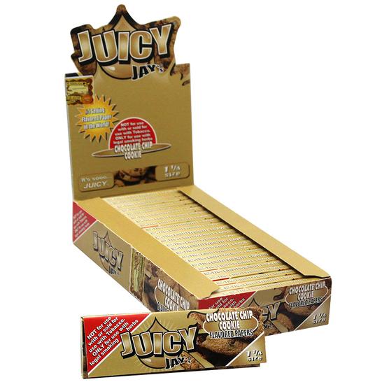 Juicy Jay's 1 1/4" Size Rolling Paper Chocolate Chip Cookie Flavor