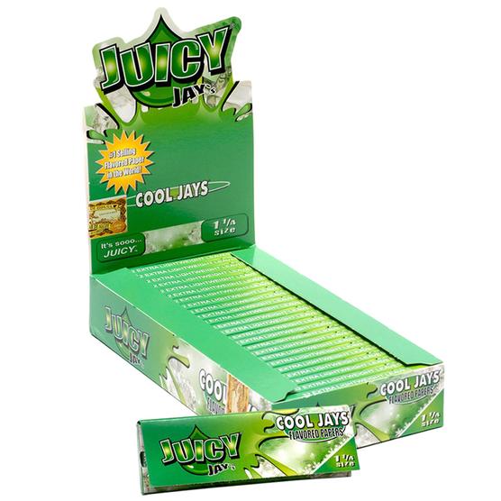 Juicy Jay's 1 1/4" Size Rolling Paper Cool Jays Flavor
