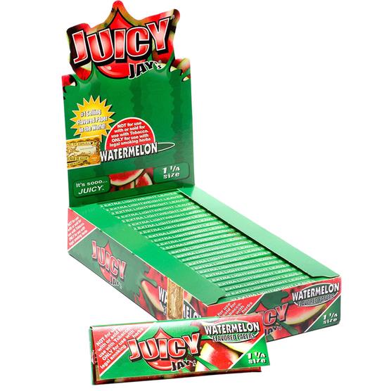 Juicy Jay's 1 1/4" Size Rolling Paper Watermelon Flavor