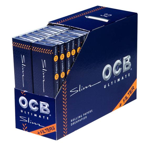 OCB Ultimate Slim Rolling Papers (w/ Filters)