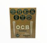 OCB Bamboo Unbleached King Size Cones (32 Packs)