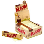 Raw Organic Hemp King Size Slim Rolling Paper - 50 Packs/Display
