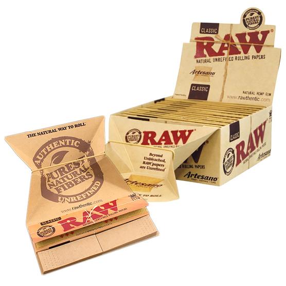 Raw Artesano King Size Slim Paper - 15 Packs/Display