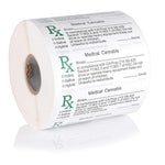 MMJ RX Labels Large Roll of 1000